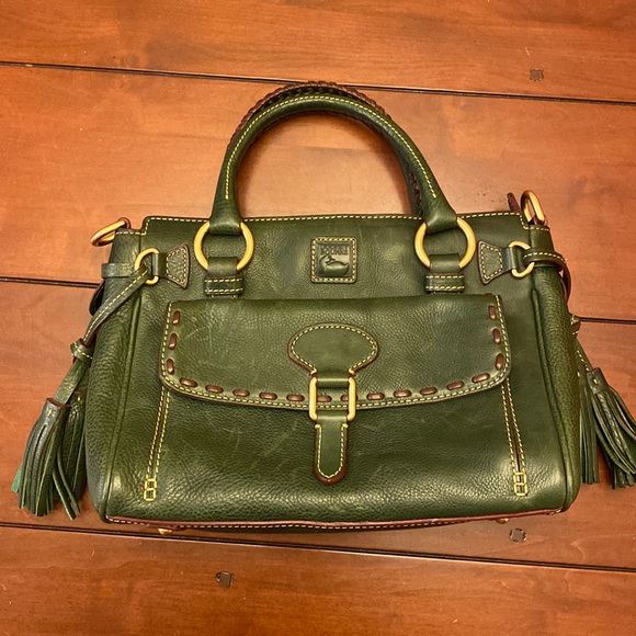Dooney & Bourke Bags Dooney Bourke Green Leather Purse Poshmark